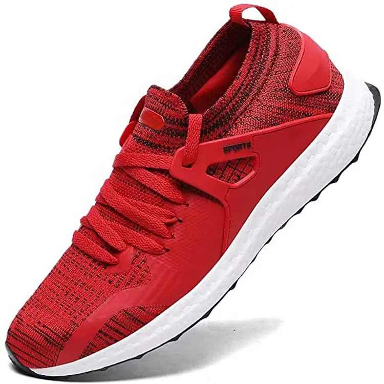 OEM ODM Customized BSCI Outdoor Mesh Ktitting Breathable Anti-Odor Sneakers Running Shoes For Men