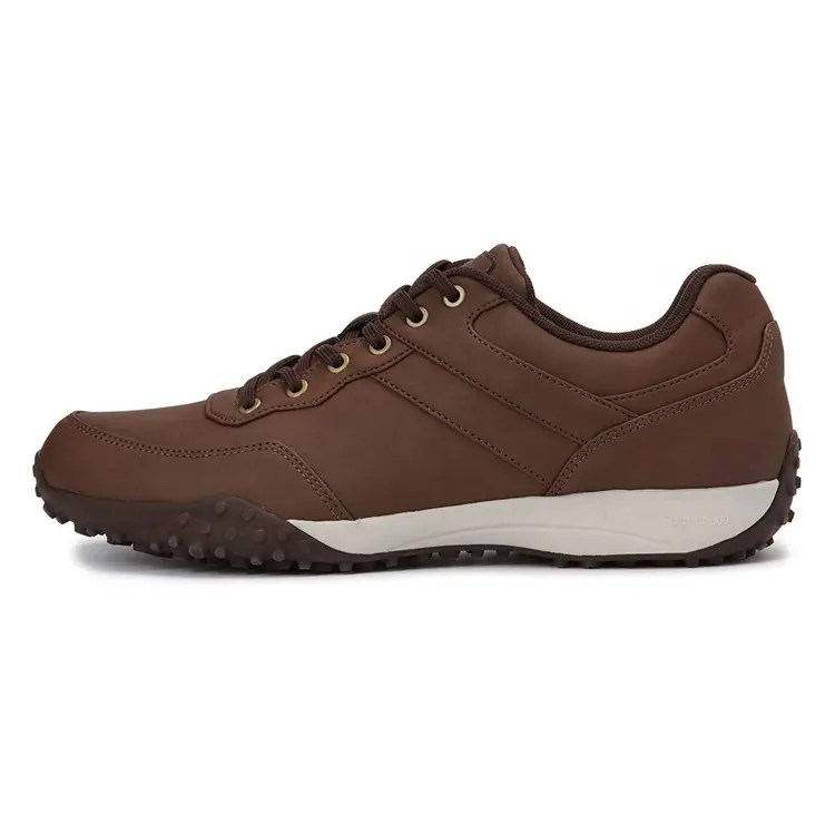 China Hot Selling Low Price Customized Logo Brown MD Rubber Anti-slippery Light Weight Brand Casual Shoes for Men
