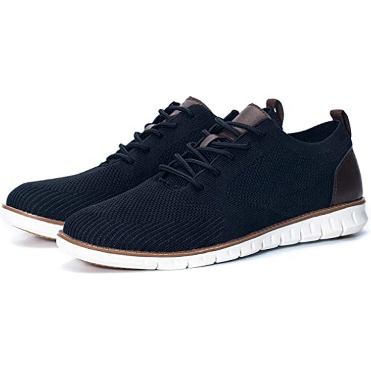 China High Quality Lightweight Slip Resistant Running Knitting Casual Shoes Men Sneakers